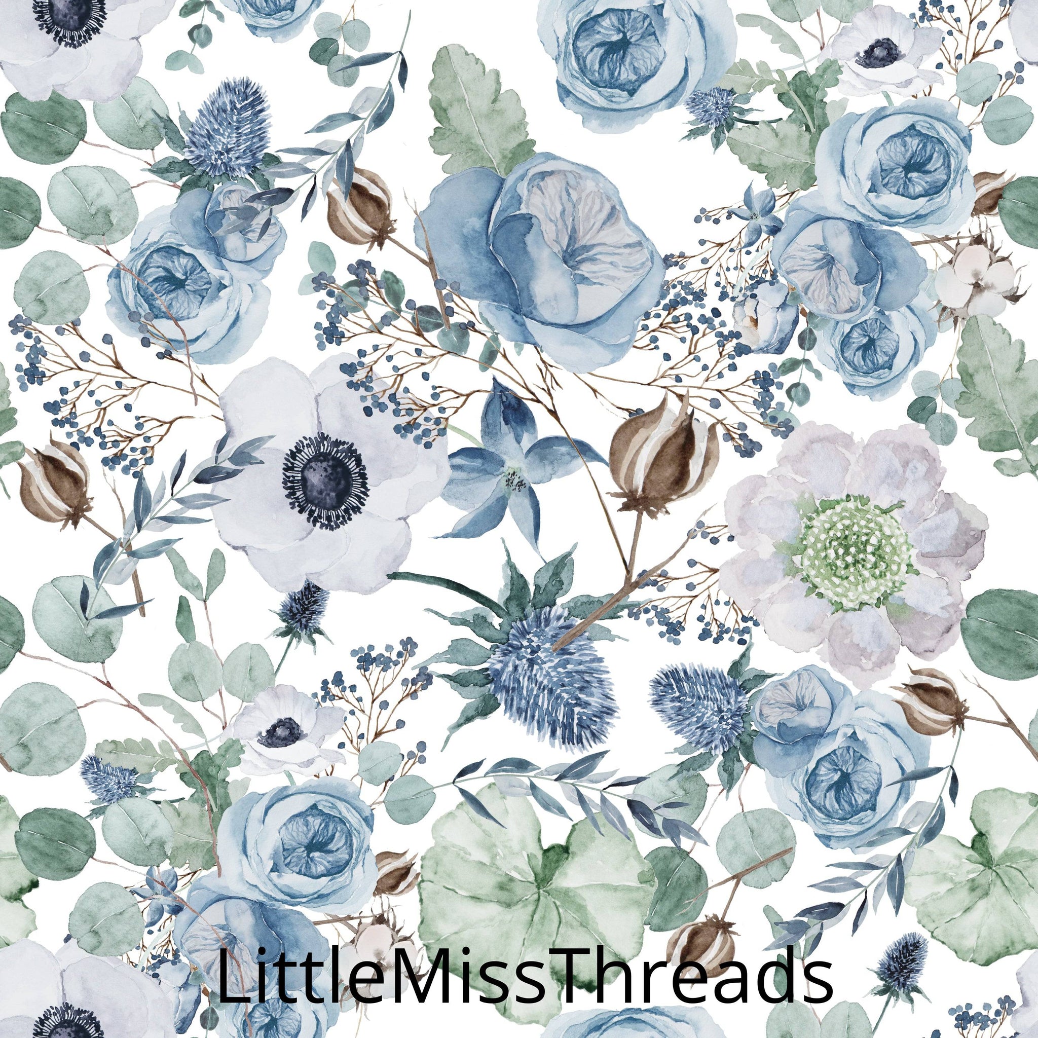 PRE ORDER - Winter Garden - Fabric - Fabric from [store] by Little Miss Threads - 