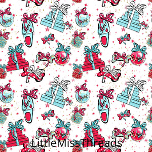 PRE ORDER Doggy Christmas Ornaments Fabric - Fabric from [store] by Mini Mooches - 