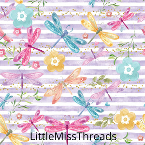 PRE ORDER - Happy Dragonflies - Fabric - Fabric from [store] by Little Miss Threads - 