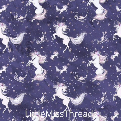 PRE ORDER Lavender Christmas Medium purple Fabric - Fabric from [store] by Mini Mooches - 