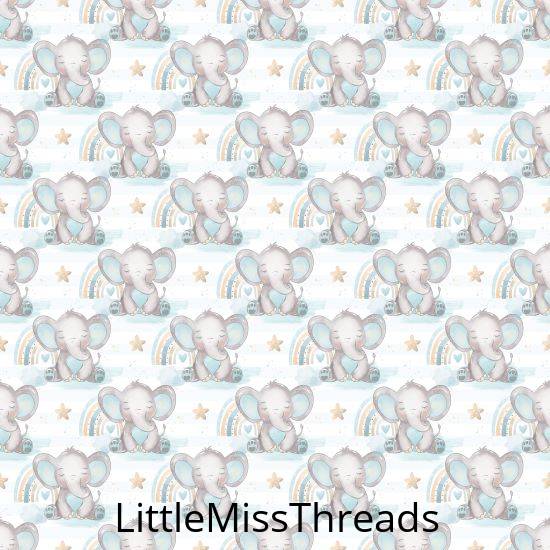 PRE ORDER - Baby Elephant Small - Fabric - Fabric from [store] by Little Miss Threads - 