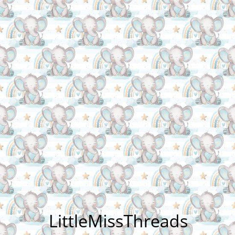 PRE ORDER - Baby Elephant Small - Fabric - Fabric from [store] by Little Miss Threads - 