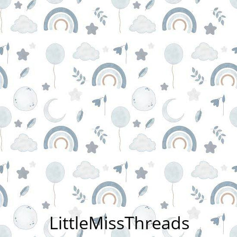 PRE ORDER - Baby Nursery White - Fabric - Fabric from [store] by Little Miss Threads - 