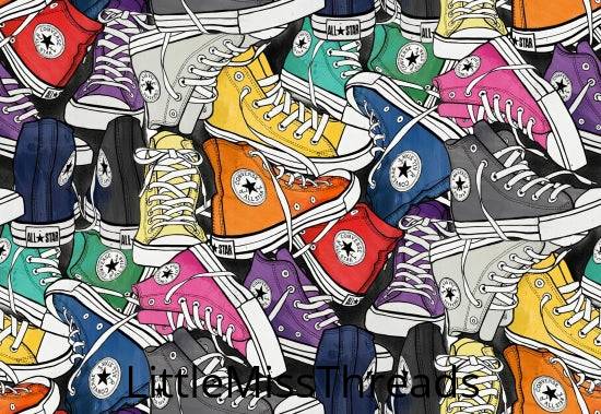 PRE ORDER Converse High Tops Fabric Little Miss Threads