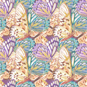 PRE ORDER Butterflies Garden Multi Fabric - Fabric from [store] by Mini Mooches - 