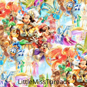 PRE ORDER - King Mickey - Fabric - Fabric from [store] by Little Miss Threads - 