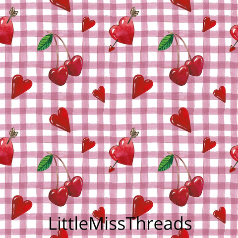 PRE ORDER - 50s Tattoo Cherries - Fabric - Fabric from [store] by Little Miss Threads - 