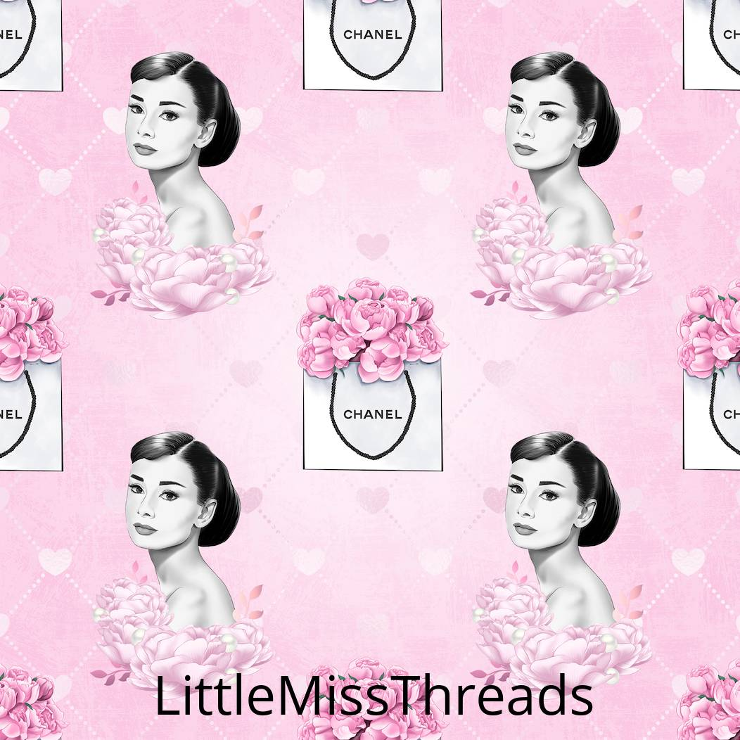 PRE ORDER - Audry Pink Chanel - Fabric - Fabric from [store] by Little Miss Threads - 