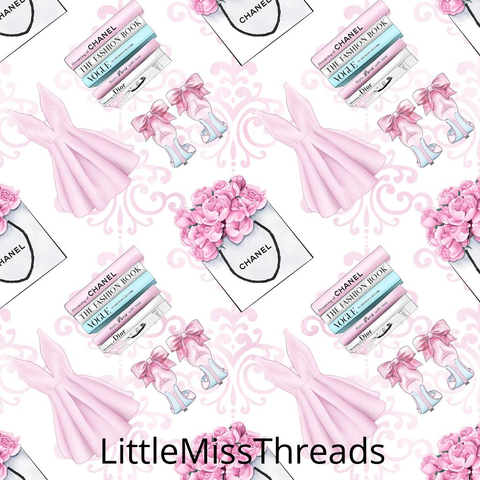 PRE ORDER - Audry Pink Dresses - Fabric - Fabric from [store] by Little Miss Threads - 