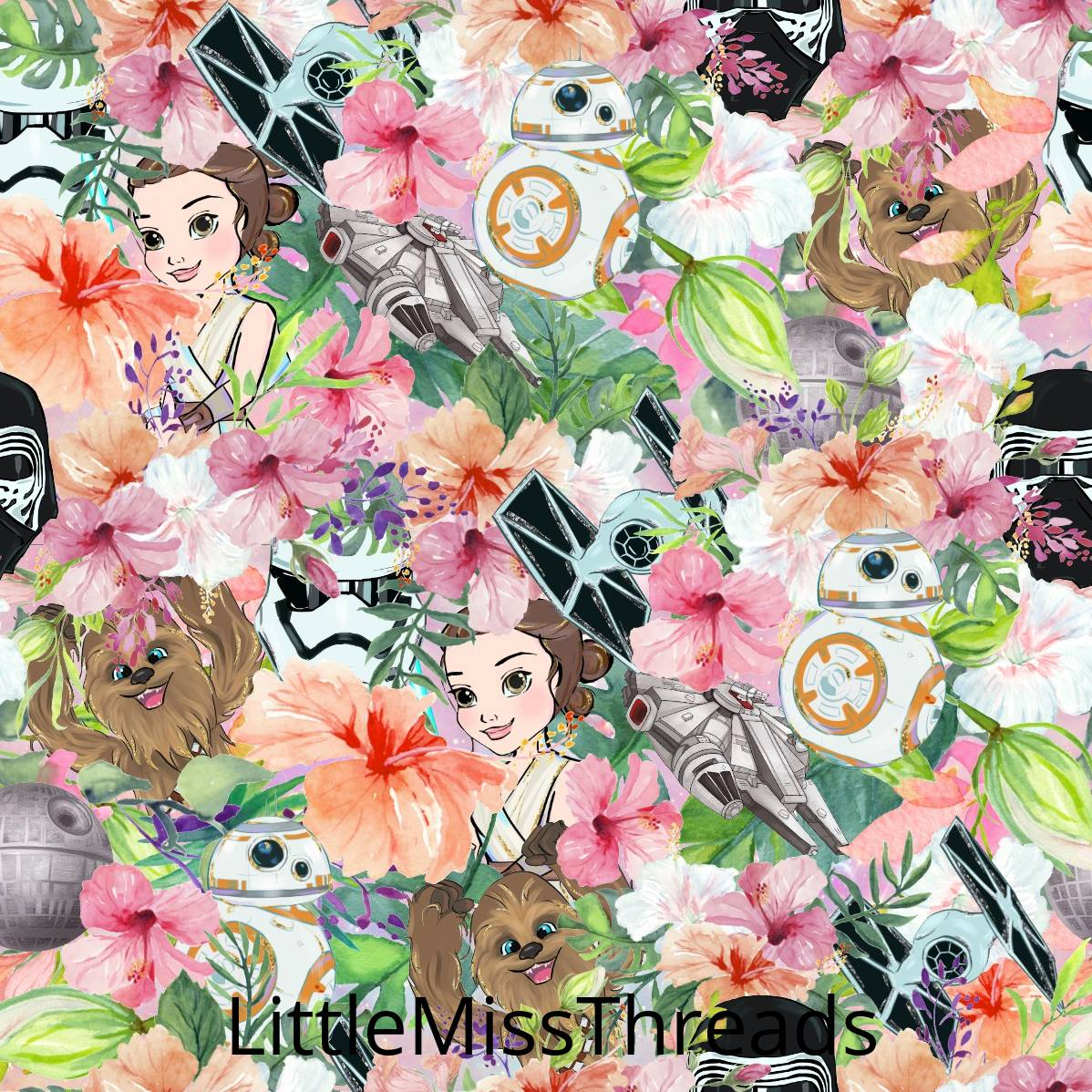 PRE ORDER - Star Florals - Fabric - Fabric from [store] by Little Miss Threads - 