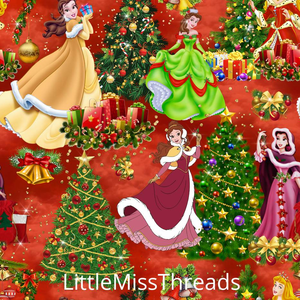 PRE ORDER - Princess Presents - Fabric - Fabric from [store] by Little Miss Threads - 