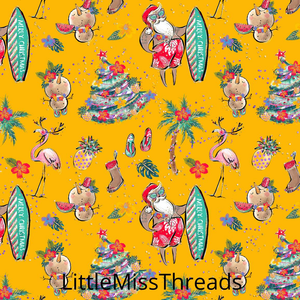 PRE ORDER - Aloho Ho Mustard - Fabric - Fabric from [store] by Little Miss Threads - 
