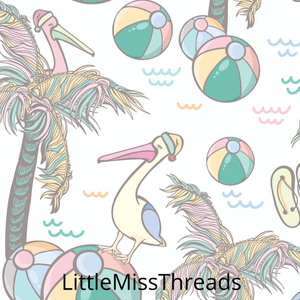 PRE ORDER - Aussie Christmas Pelicans - Fabric - Fabric from [store] by Little Miss Threads - 