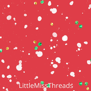 PRE ORDER - Yoda Christmas Red Dot - Fabric - Fabric from [store] by Little Miss Threads - 