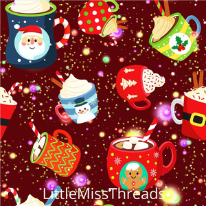 PRE ORDER - Hot Chocolate - Fabric - Fabric from [store] by Little Miss Threads - 