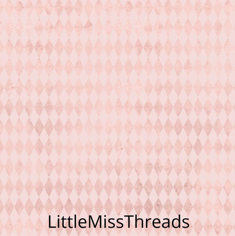 PRE ORDER - Vintage Alice Pink Diamonds - Fabric - Fabric from [store] by Little Miss Threads - 