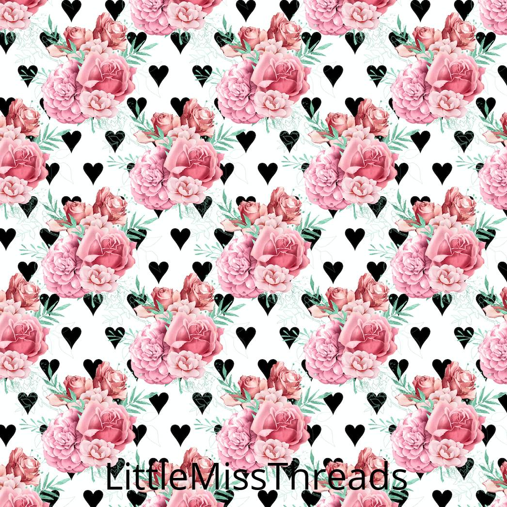 PRE ORDER - Vintage Alice Pink Roses - Fabric - Fabric from [store] by Little Miss Threads - 