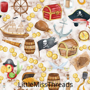 PRE ORDER - Under the Sea Pirates - Fabric - Fabric from [store] by Little Miss Threads - 