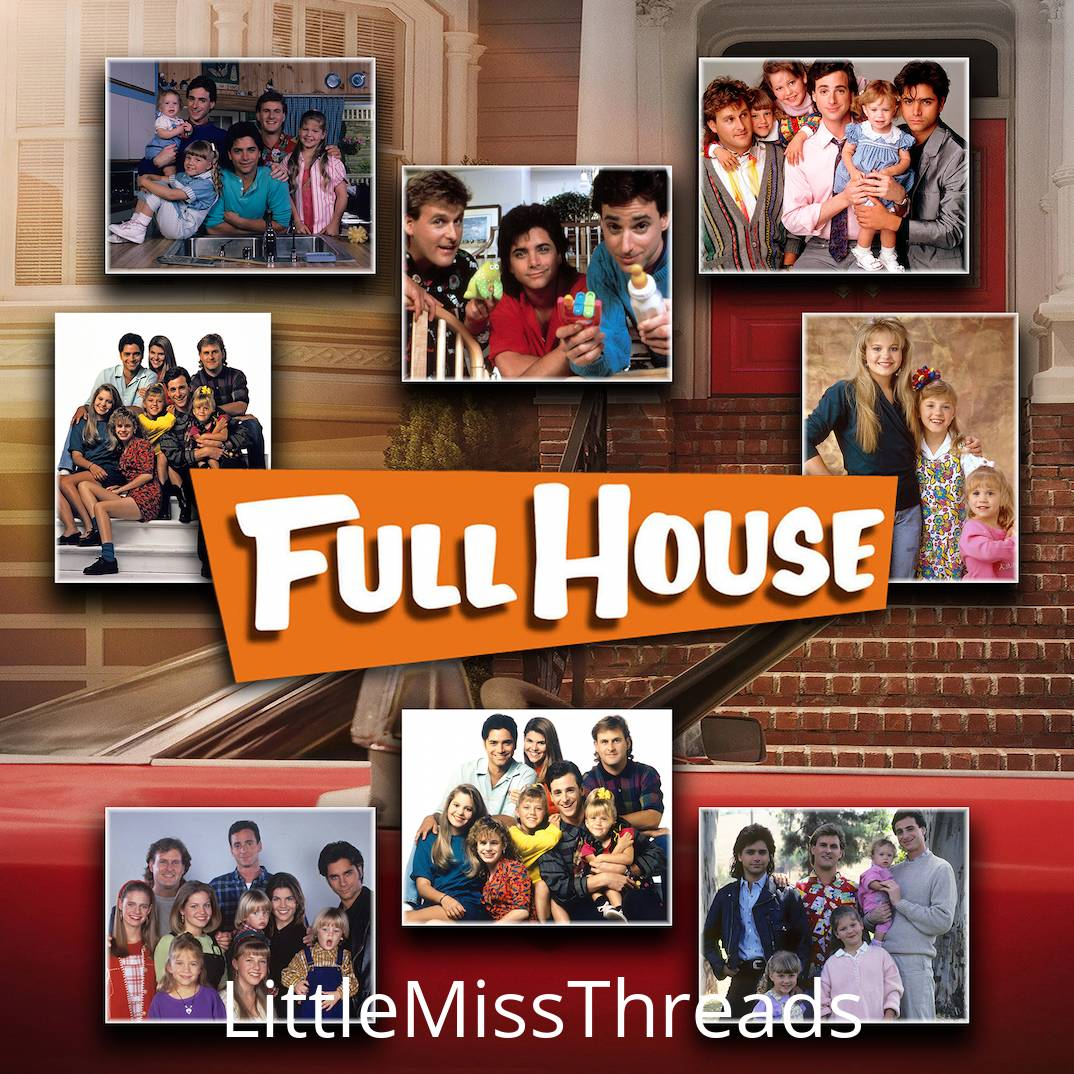 PRE ORDER - Full House - Fabric - Fabric from [store] by Little Miss Threads - 
