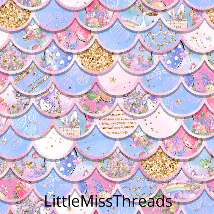 PRE ORDER - Hoppy Easter Scales - Fabric - Fabric from [store] by Little Miss Threads - 