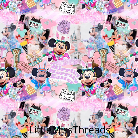 PRE ORDER - Hippity Hoppity Easter - Fabric - Fabric from [store] by Little Miss Threads - 