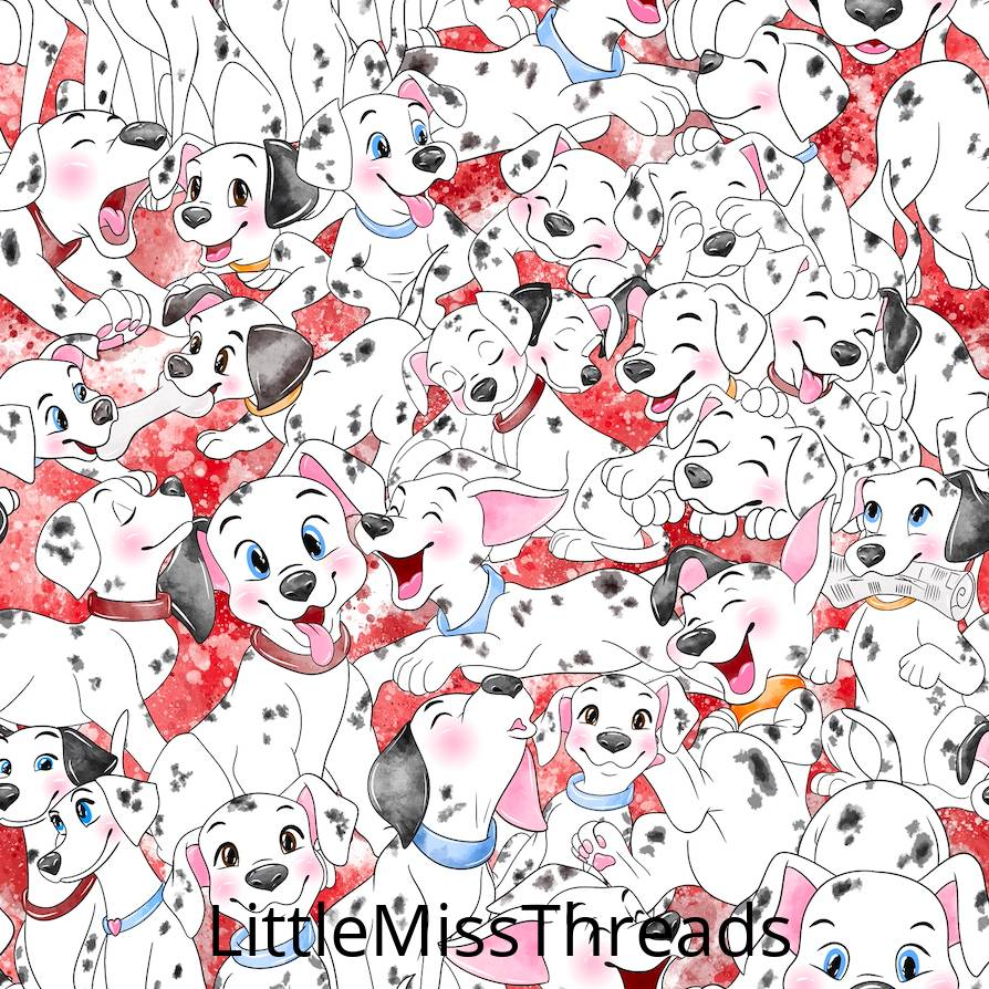 PRE ORDER - 101 Dalmations - Fabric - Fabric from [store] by Little Miss Threads - 