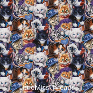 PRE ORDER - Cutest Kittens - Fabric - Fabric from [store] by Little Miss Threads - 