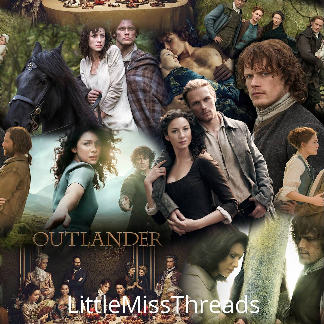 PRE ORDER - Shows Outlander - Fabric - Fabric from [store] by Little Miss Threads - 