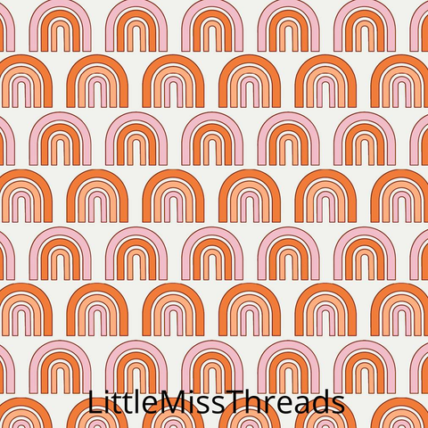 PRE ORDER - Groovy Peace Love Arches - Fabric - Fabric from [store] by Little Miss Threads - 