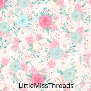 PRE ORDER - Ballerina Florals - Fabric - Fabric from [store] by Little Miss Threads - 