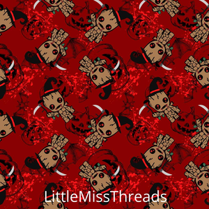 PRE ORDER - Groot Red - Fabric - Fabric from [store] by Little Miss Threads - 