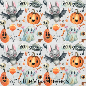 PRE ORDER - Halloween Boo - Fabric - Fabric from [store] by Little Miss Threads - 