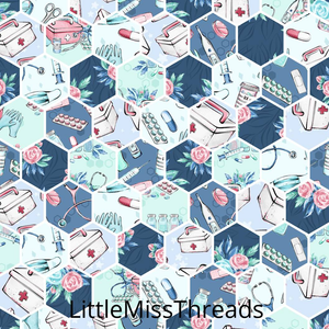 PRE ORDER - Doctor Nurse Coordinate - Fabric - Fabric from [store] by Little Miss Threads - 