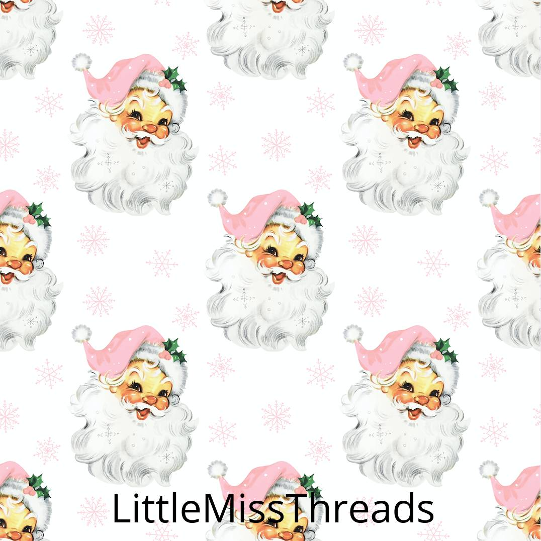 PRE ORDER - Christmas Cheeky Santa White - Fabric - Fabric from [store] by Little Miss Threads - 
