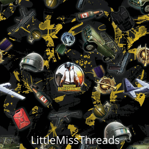 PRE ORDER - Battlegrounds - Fabric - Fabric from [store] by Little Miss Threads - 