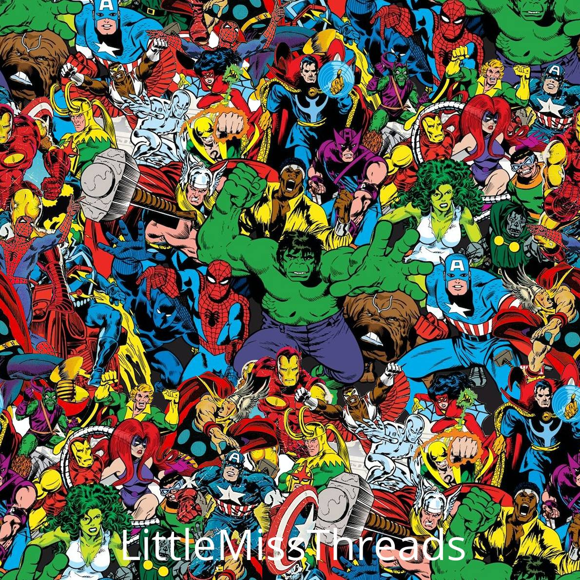 PRE ORDER - Ultimate Superheroes - Fabric - Fabric from [store] by Little Miss Threads - 