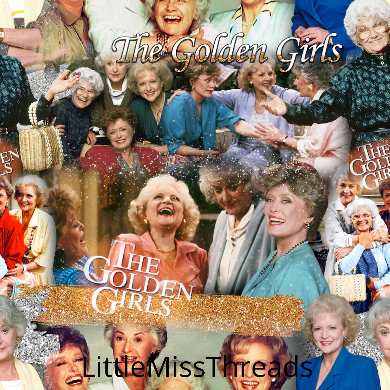 PRE ORDER - TV Golden Girls - Fabric - Fabric from [store] by Little Miss Threads - 