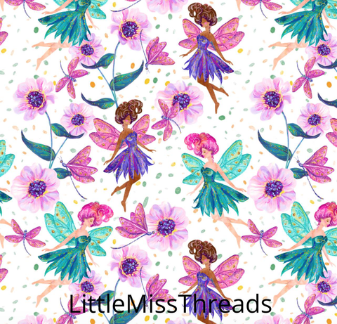 PRE ORDER Mystical Fairies - MM Fabric Print - Fabric from [store] by Mini Mooches - 