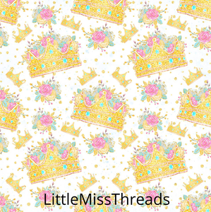 PRE ORDER Fairyland Crowns - MM Fabric Print - Fabric from [store] by Mini Mooches - 