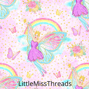 PRE ORDER Fairyland Pink - MM Fabric Print - Fabric from [store] by Mini Mooches - 
