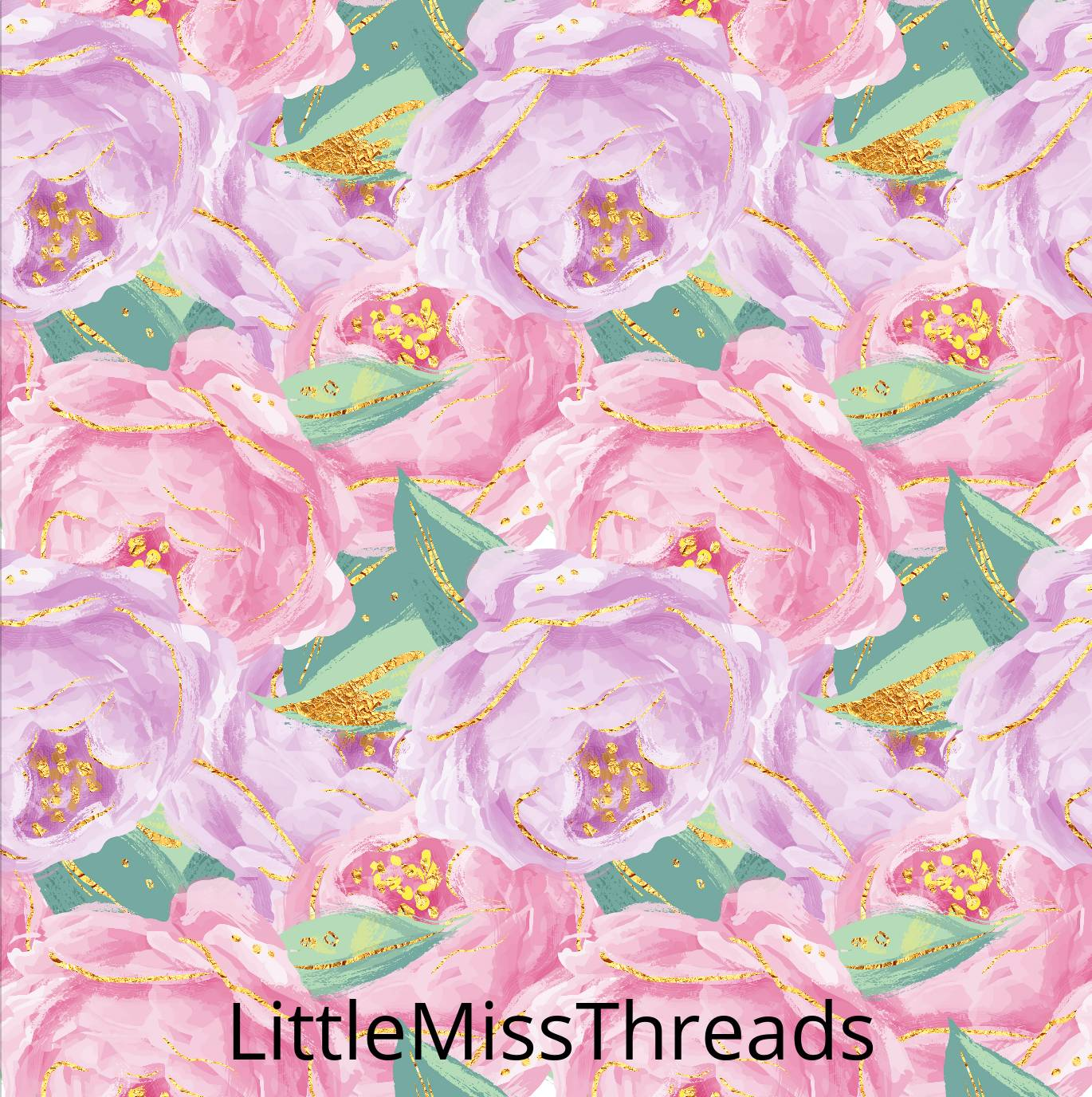 PRE ORDER Native Roses Pink - Fabric - Fabric from [store] by Mini Mooches - 