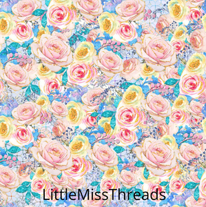 PRE ORDER Magical Roses Multi - Fabric - Fabric from [store] by Mini Mooches - 