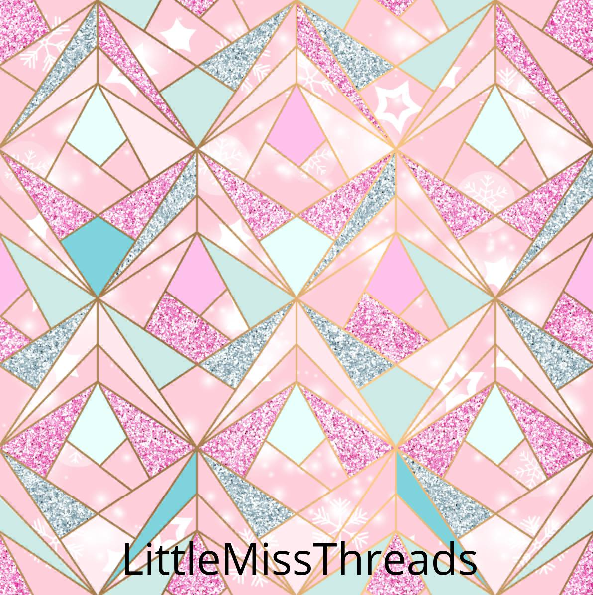PRE ORDER Winter Wonderland Diamonds - Fabric - Fabric from [store] by Mini Mooches - 