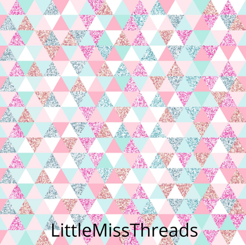 PRE ORDER Winter Wonderland Triangles - Fabric - Fabric from [store] by Mini Mooches - 