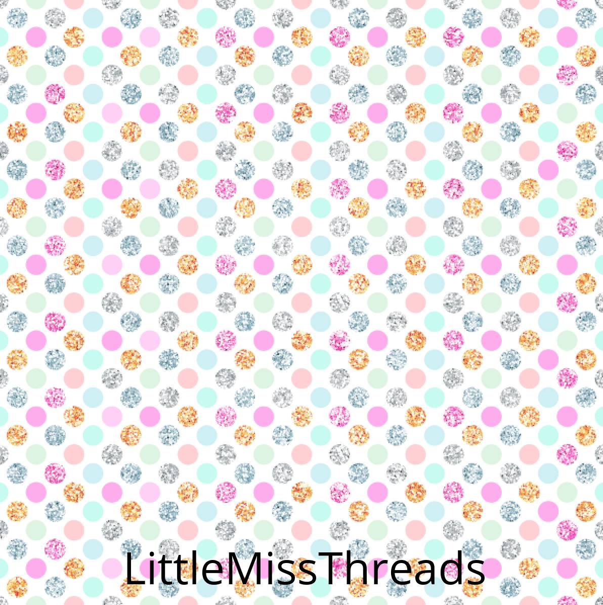 PRE ORDER Winter Wonderland Dots - Fabric - Fabric from [store] by Mini Mooches - 