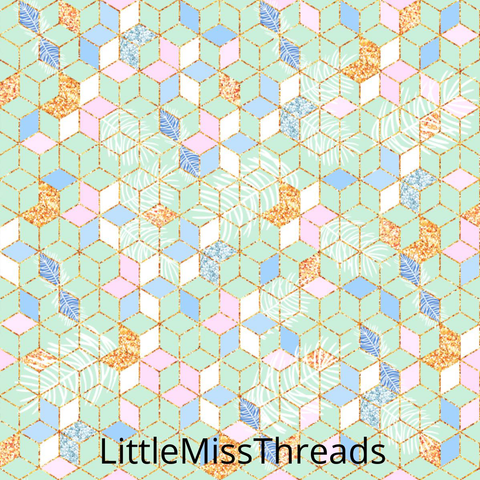PRE ORDER Magical Christmas Diamonds - Fabric - Fabric from [store] by Mini Mooches - 