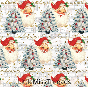 PRE ORDER Oh Christmas Tree Santa - Fabric - Fabric from [store] by Mini Mooches - 