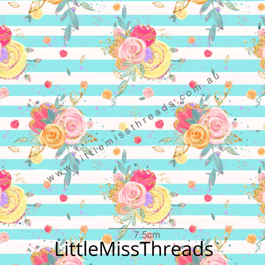 PRE ORDER Easter Wonderland Florals Fabric - Fabric from [store] by Mini Mooches - 
