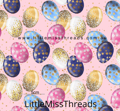 PRE ORDER Cute as a Bunny Eggs Fabric - Fabric from [store] by Mini Mooches - 
