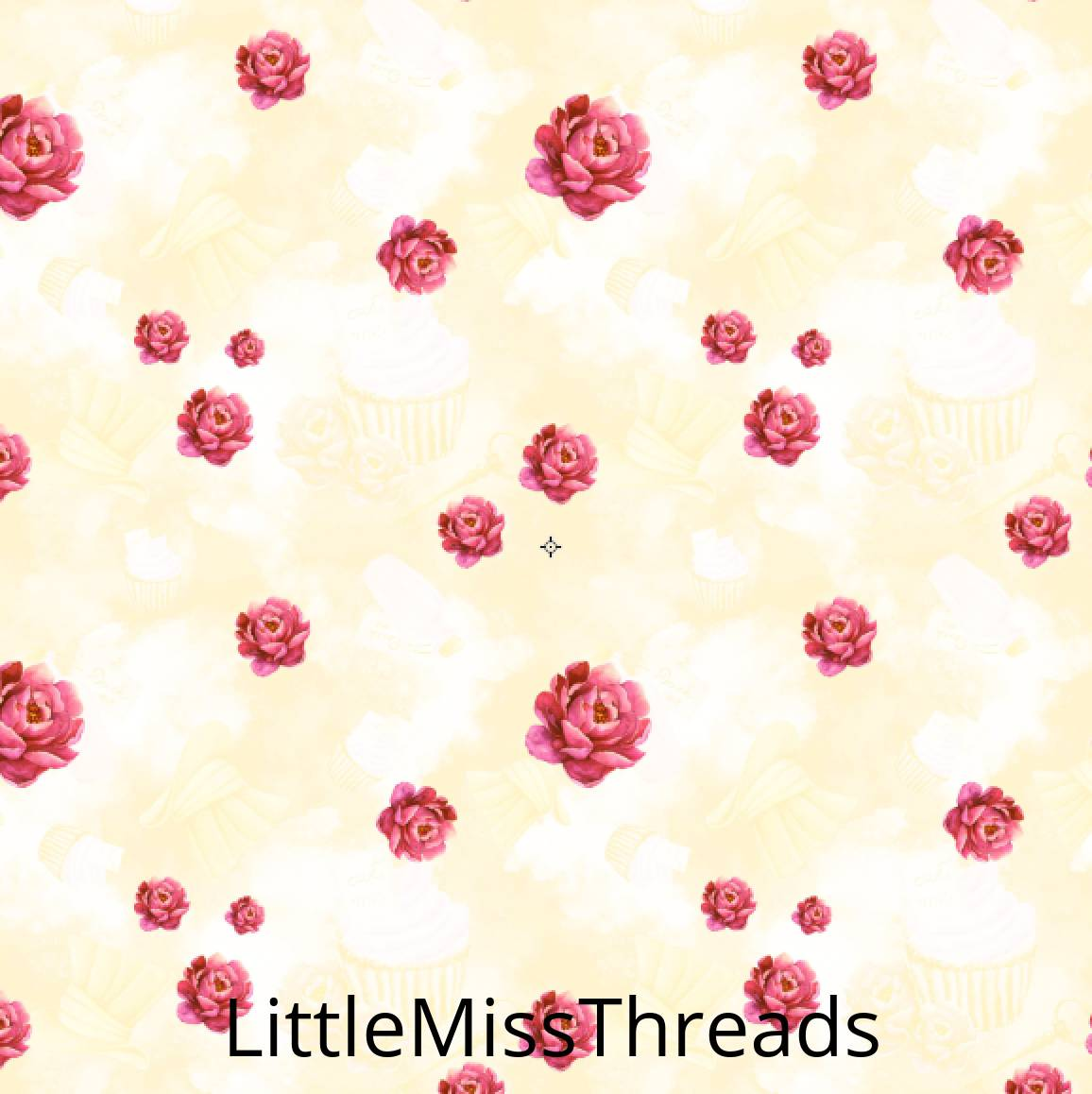 PRE ORDER Alice Yellow Roses Fabric - Fabric from [store] by Mini Mooches - 